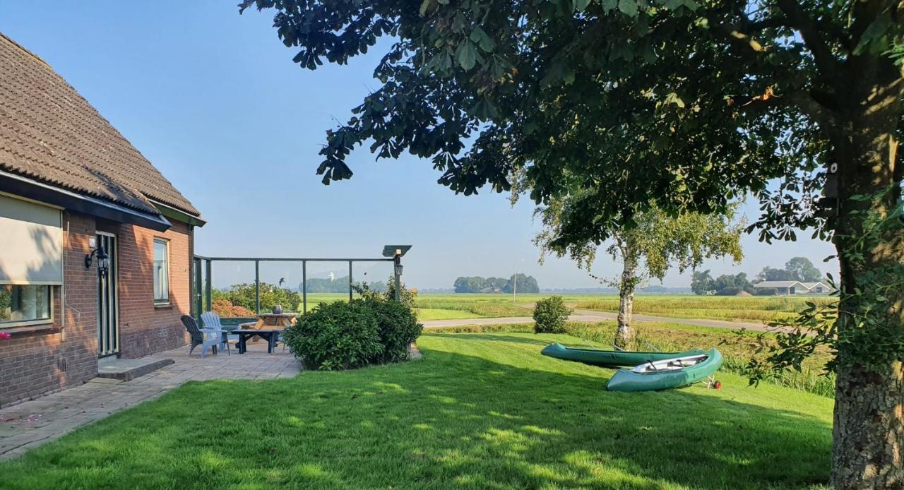 Vakantiehuisje 'T Wiede Blokzijl Bagian luar foto